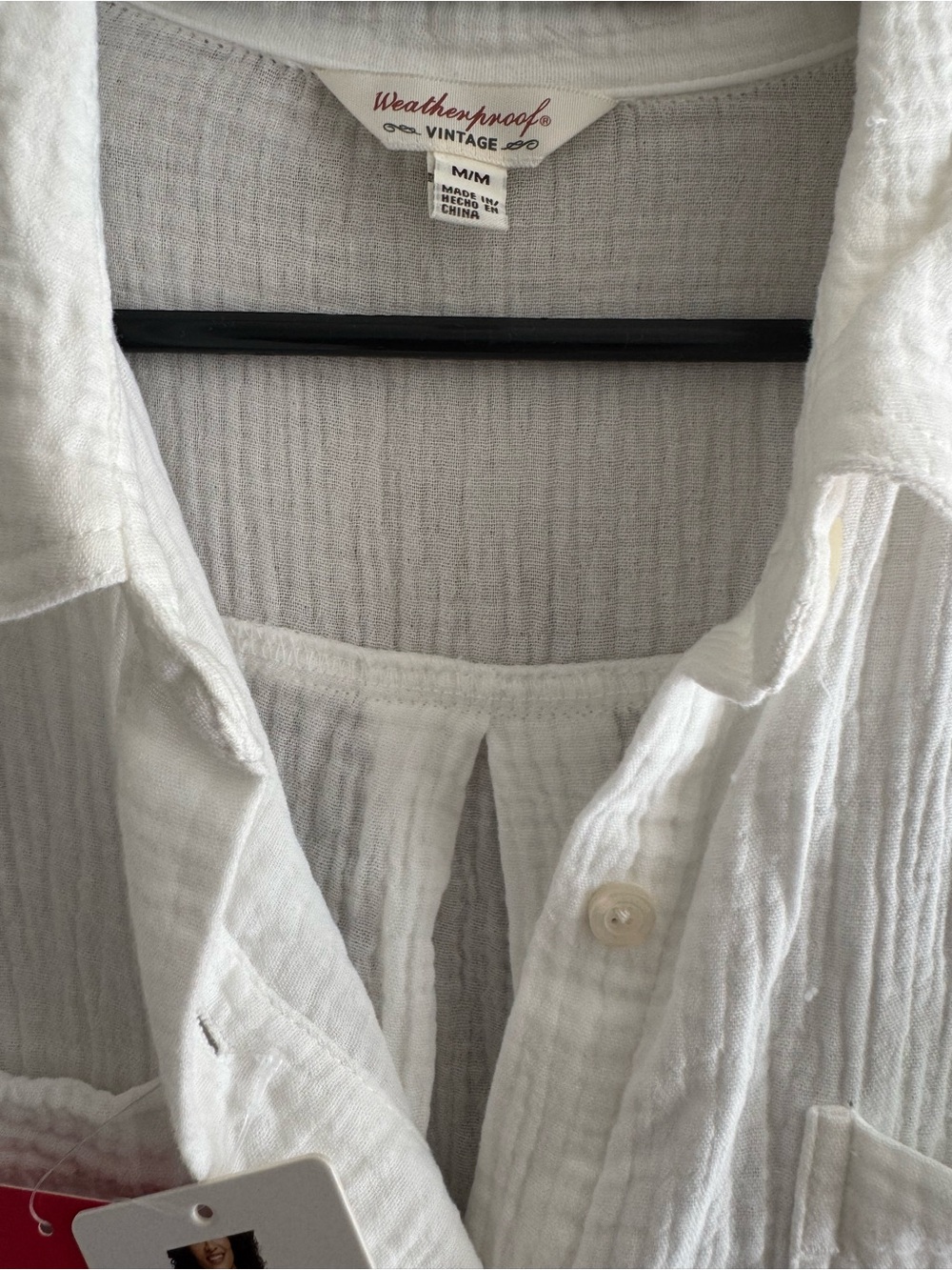Weatherproof Vintage Womens' Gauze Dress with Belt - Picture 5 of 10